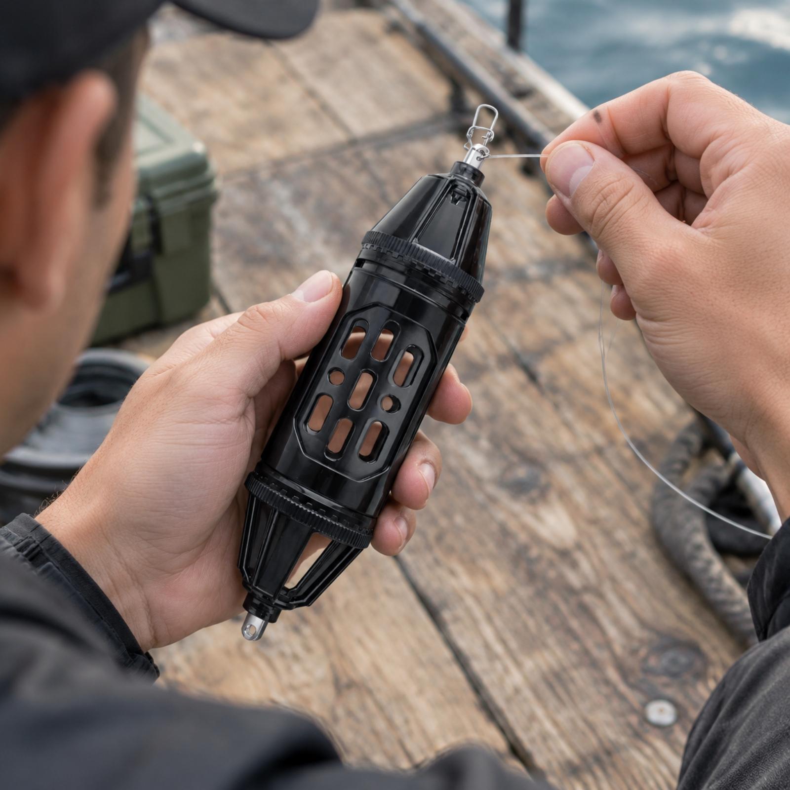 Fishing - Stevige polycarbonaatkooi voor het vissen, met