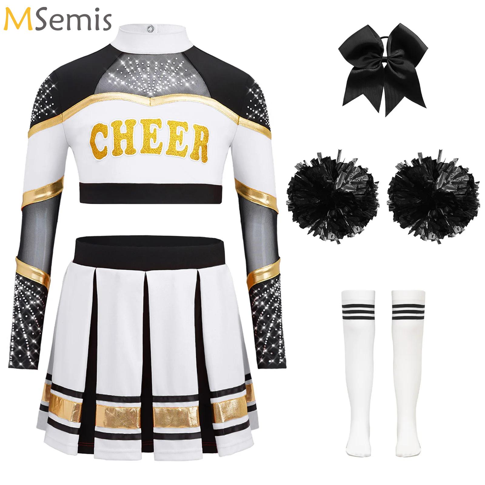 Team Sports - High School Cheerleader-kostuum voor meisjes Halloween