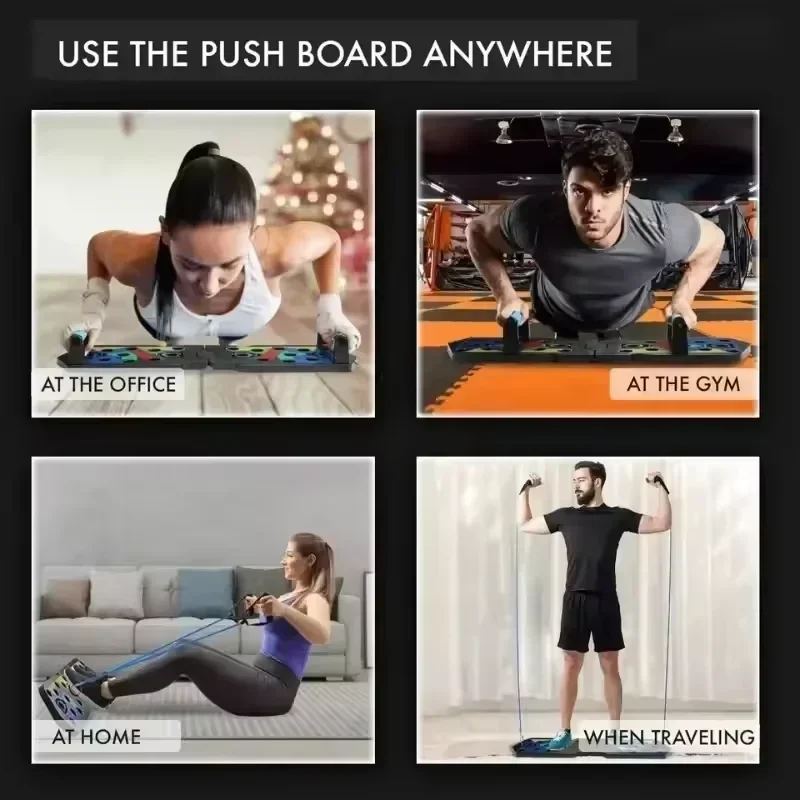 Draagbaar, multifunctioneel pu - Push Up Board Foldable Multi Function recensie en prijs